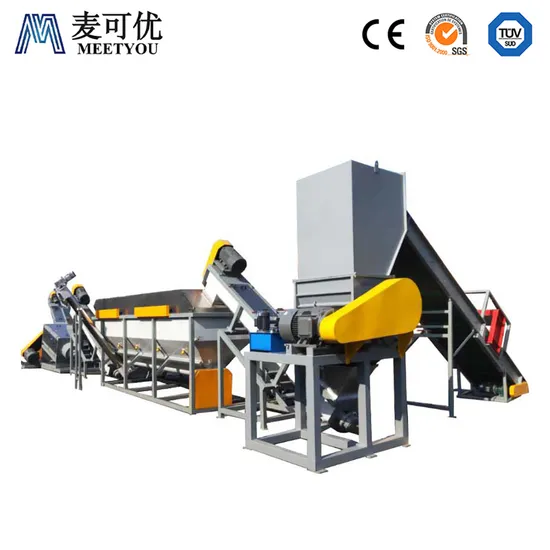 500kg/H Small Scale Pet Recycling Machine/Pet Bottle Recycling Plant/Used Plastic Pet Flake Washing Line
