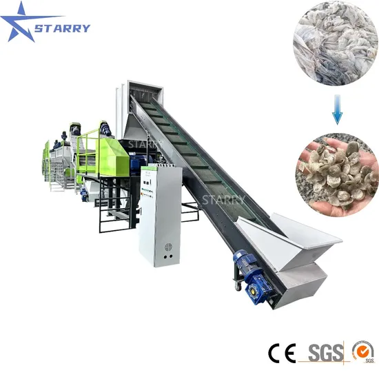 Best Price LDPE Film Washing Waste Plastic Recycling Machine PP Big Bags Washing Line Machine