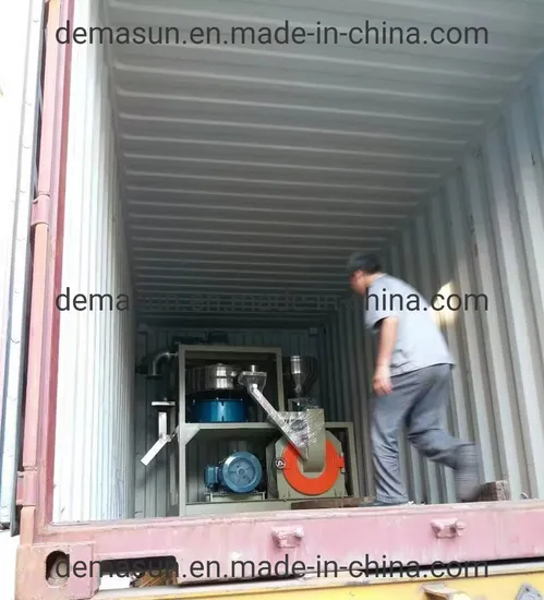 Automatic PVC ABS EVA PE Plastic Pulverizer Plastic Extrusion Line Waste Material Grinding Machine PVC Pipe Machine Recycled Scrap Flake Miller