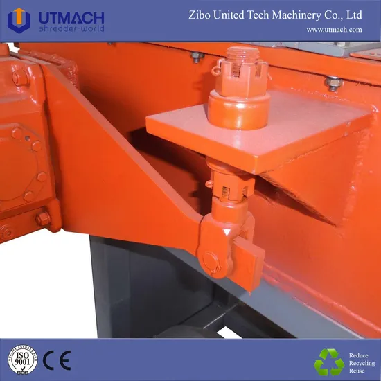 Scrap Metal, Tires, and Plastic Waste Single Shaft Shredder