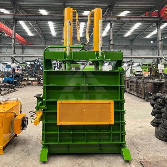 Vertical Scrap Metal Tire Tyre Baler Machine for Waste Plastics Sale