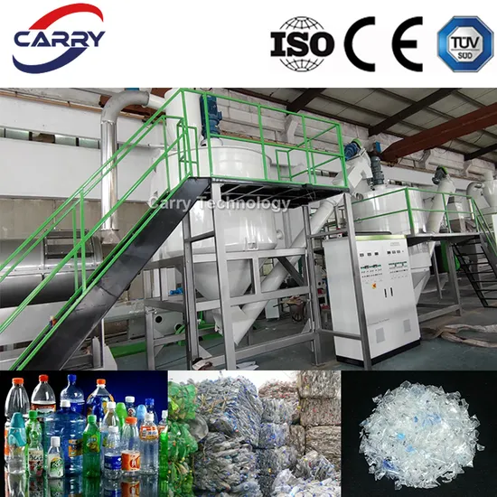 Hot Sale 500kgh Pet Bottle Washing Recycling Line