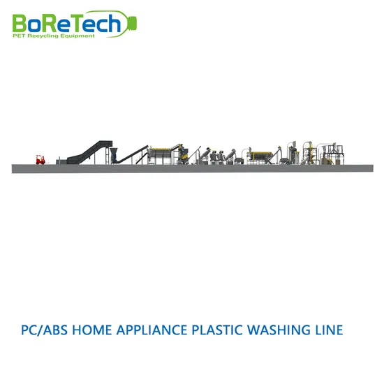 E-Waste Plastic PC/ABS Home Appliance Recycling &Washing Equipment