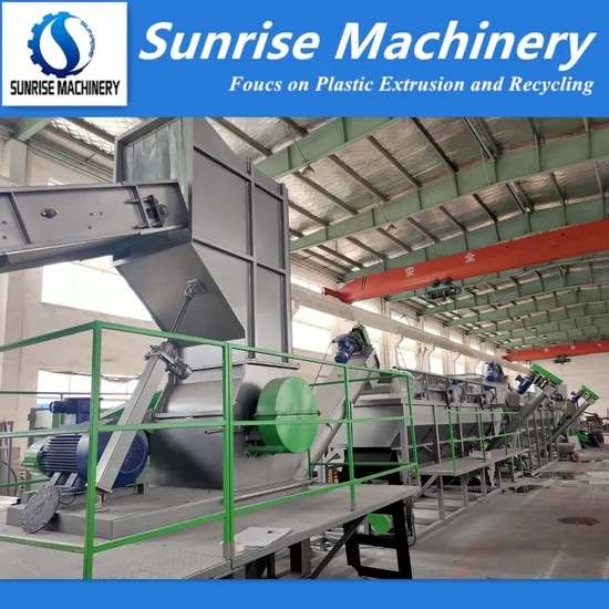 Agriculture Film Jumbo Bags PE PP Bottle Crushing Washing Recycling Line