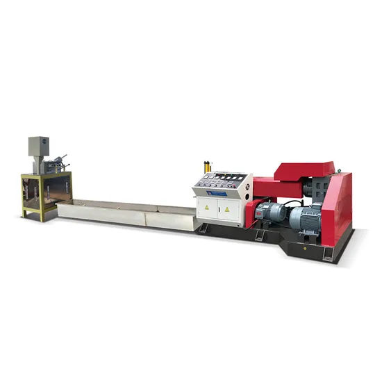 Two Extruder PP Woven Bags Granulator Plastic Recycling Machine
