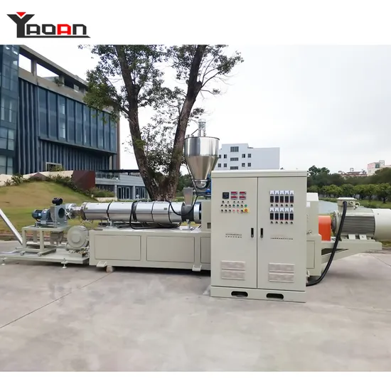 PVC, TPR, TPE Air-Cooling Die Face Cutting Type Recycling Pellet Machine