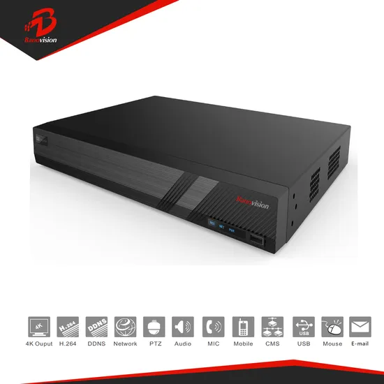 Banovision Secuirty 5MP Surveillance Hybrid Ahd+Tvi+Cvi 16CH Xvr Security Standalone Digital Video Recorder CCTV DVR