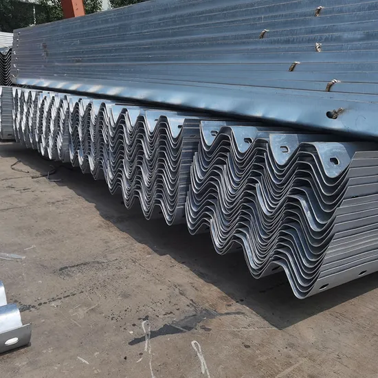 High Tensile Galvanized/Steel/Roadside Guardrail / Crash Barrier for Bridges Curves and Slope Safety Applications with ISO9001 CE