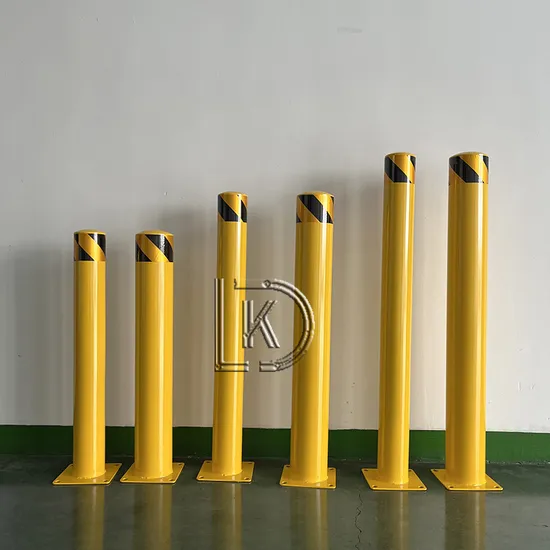 Traffic Control Metal Bollards/Security Surface Mounted Warning Bollard Stainless Steel Post Barrier for Road Street Parking