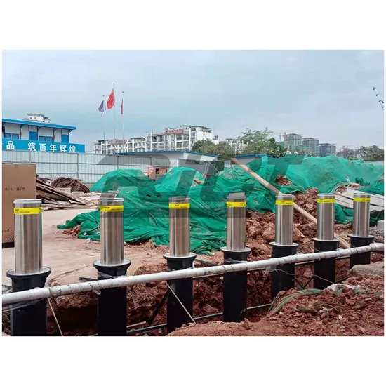 Widely Used in Car Park Area Semi-Automatic Retractable Telescopic Stainless Steel Road Bollards