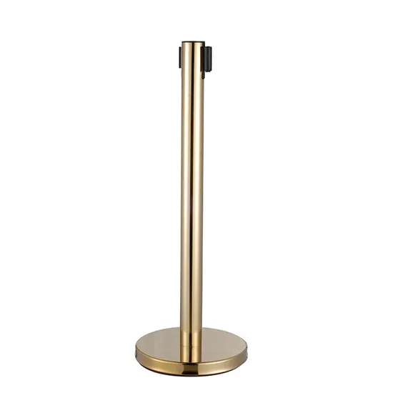 Hotel Furniture Safety Equipment Stainless Steel Product Access Control Retractable Belt Barrier