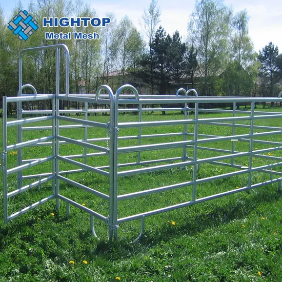 Livestock Metal Fence Panels Horse Gate Panels Galvanized Portable Cattle Fence