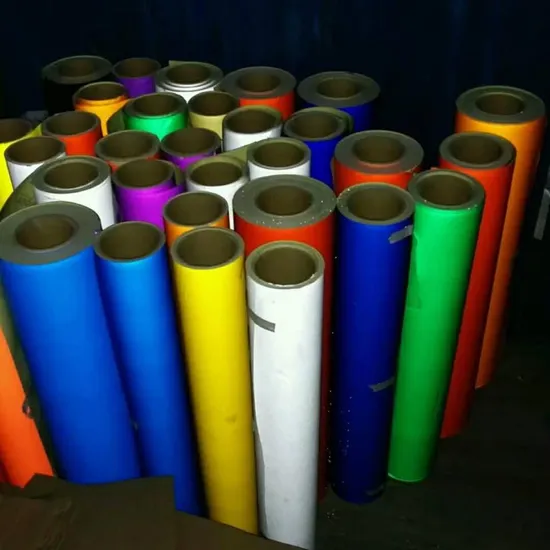 Advertisement Grade Pet Type Reflective Vinyl for Cutting