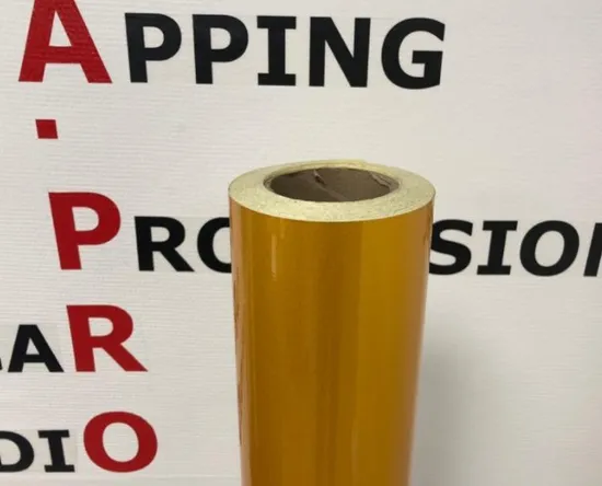3200 Adhesive Reflective Vinyl Glass Bead Sheeting Reflective