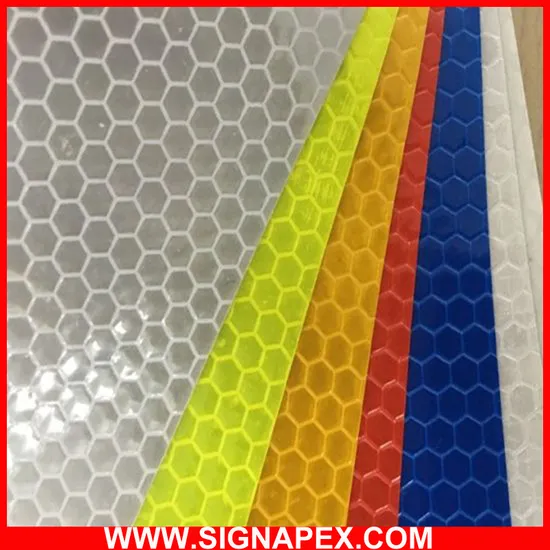 Signapex Wholesale 500X500 9X9 440GSM/510GSM High Quality Honeycomb Reflective Banner Roll