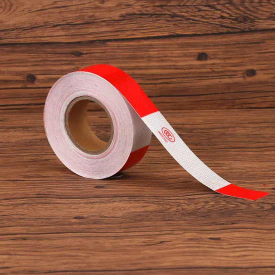 Manufacturers Promote Red and White 3c Construction Eye-Catching Car Body Reflective Stickers