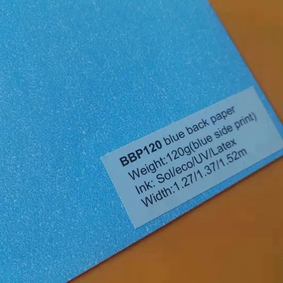 Sounda New Style Product Blue Back Paper for Digital Printing