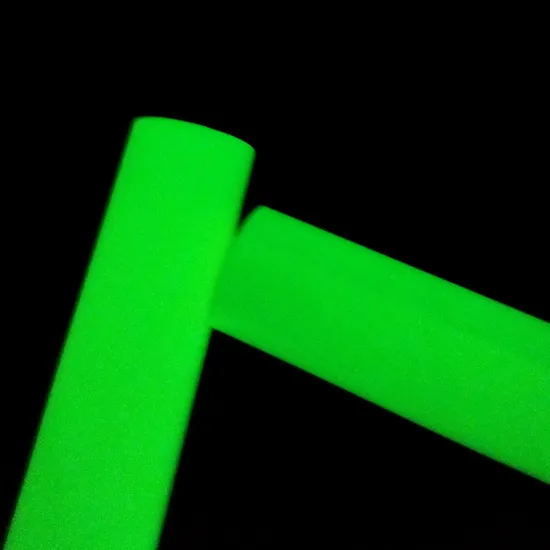 Green Glow in The Dark Vinyl Photoluminescent Vinyl Roll Acrylic Reflective Sheeting Film