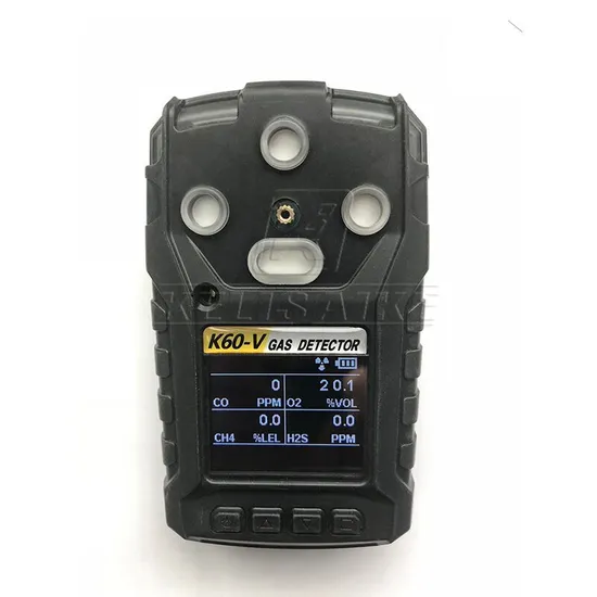 IP67 Rechargeable Battery Handheld Multi Gas Sensor Alarm with LED Display