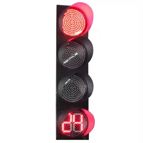 Factory Custom 400mm LED Traffic Signal Lights with Countdown Timer High Visibility Traffic Lights for Effective Countdown