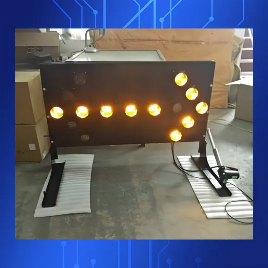High-Visibility Vehicle Arrow Board with Wireless Remote Control
