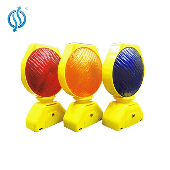 Amber Color Solar Barricade Warning Light for Road Barricade