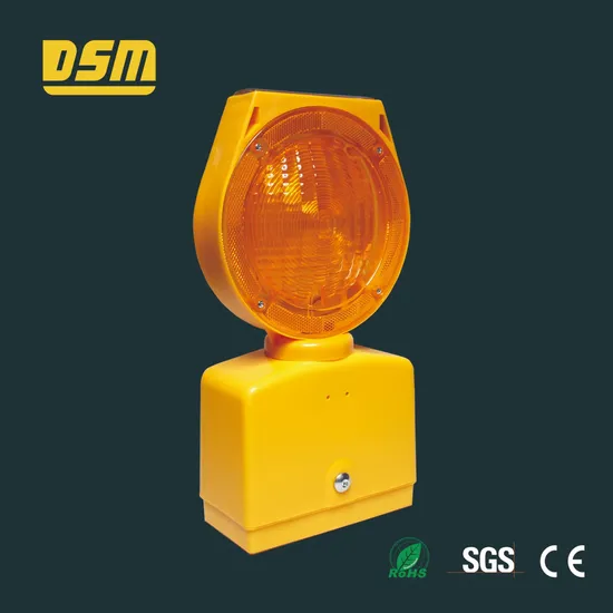 Factory Southeast Asia Dsm Anti-Rain Lamp Control Traffic Solar Warning Light with RoHS