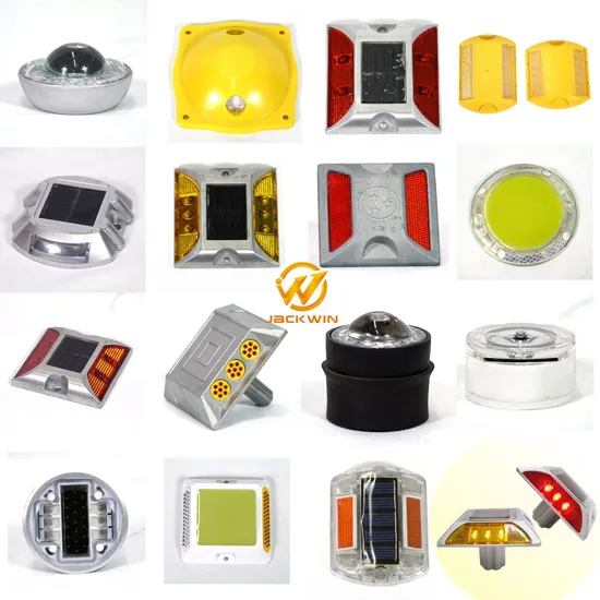 Jackwin Heavy Duty Reflective Aluminum Plastic Solar Road Stud IP68 Waterproof