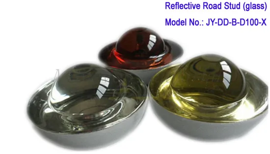 Glass Cat Eye Road Stud / Road Block / Reflective Material Round Top