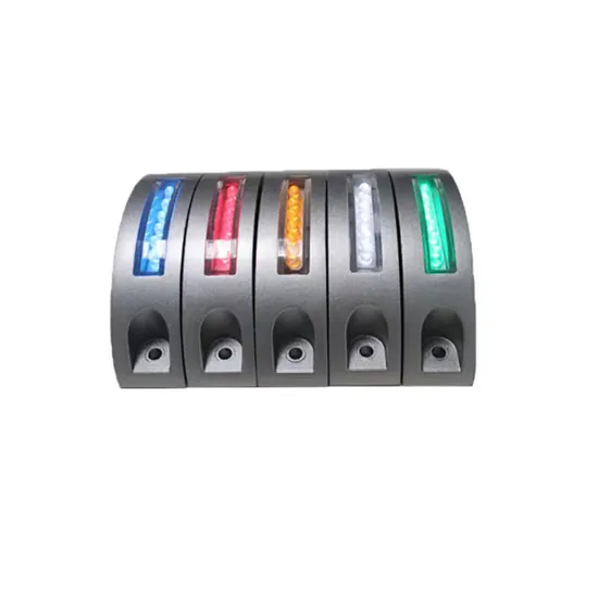 Solar Crescent Road Stud LED Flash Constant Warning Light for Truck Side Solar Spike Deck Landscape Garden Lights Studs