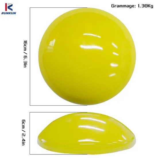 Round Yellow High Reflective Highway Pavement Marker Ceramic Road Stud