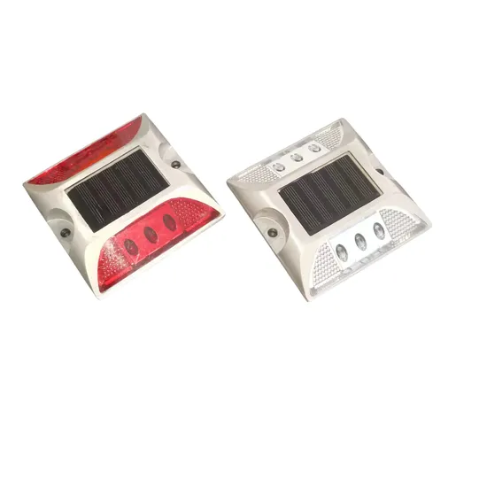 Aluminum Alloy Solar Road Stud Light Doubel Sides with 4LEDs, Pavement Marker, Traffic Sign, Roa