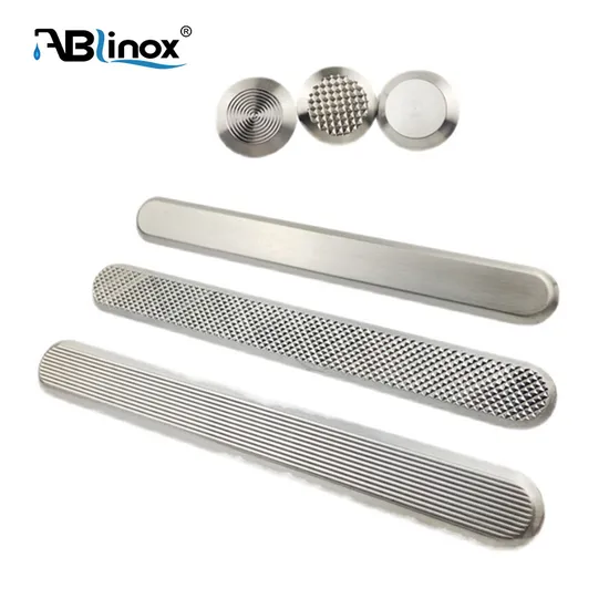 Tactile Paving Hardware Stainless Steel Tactile Indicator Road Stud Strip