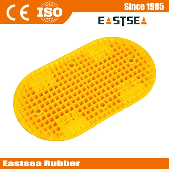 Yellow Round Solar Plastic Road Rumble Dome