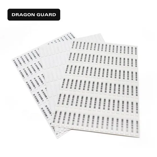 Dragon Guard Retail EAS System Anti Theft 58kHz Sticker Soft Dr Am Label