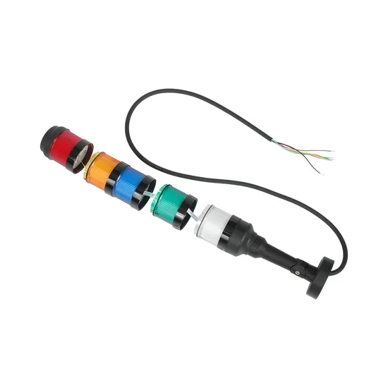 SAL1-xx Assembleable multi-layer, multi-color alarm lights
