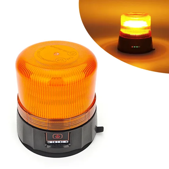 LED Rechargeable Emergency Flashing Light Wireless Charging Beacon Warning Light