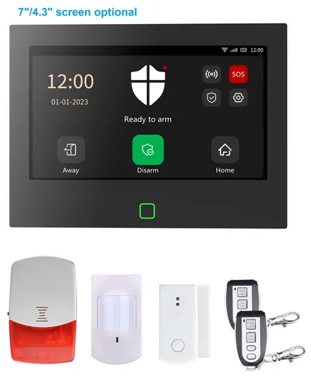 Tuya WiFi 4G Home Security Alarm System with Wired Wireless Smart Zones