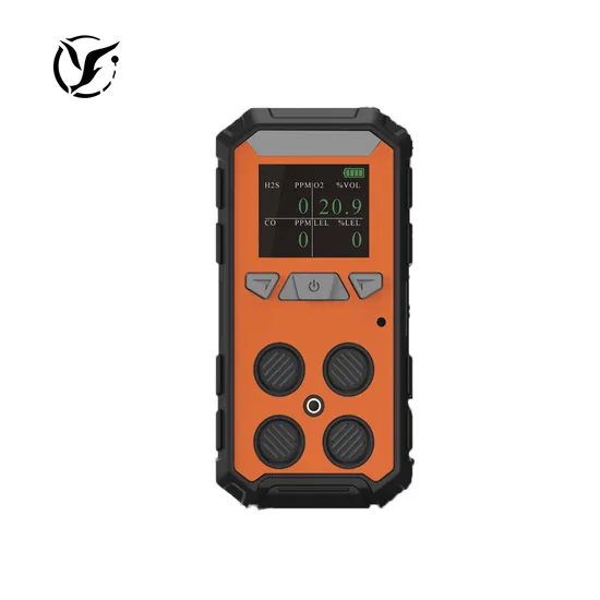 CE Atex Certified IP66 4 Gas Meter Portable Multi-Gas Detector Lel, Co, H2s, O2