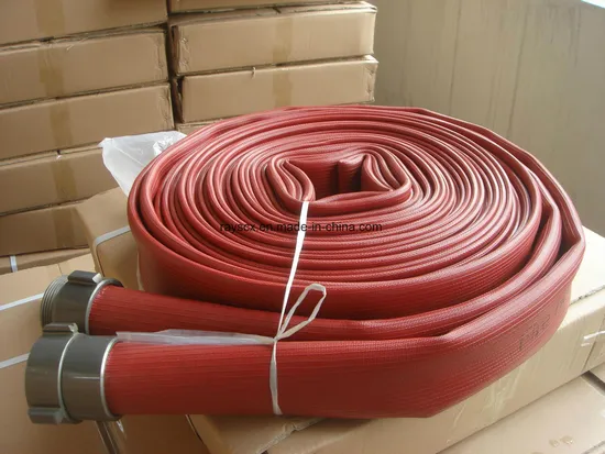 150 Psi 4" Single Jacket Durable Rubber Fire Hose