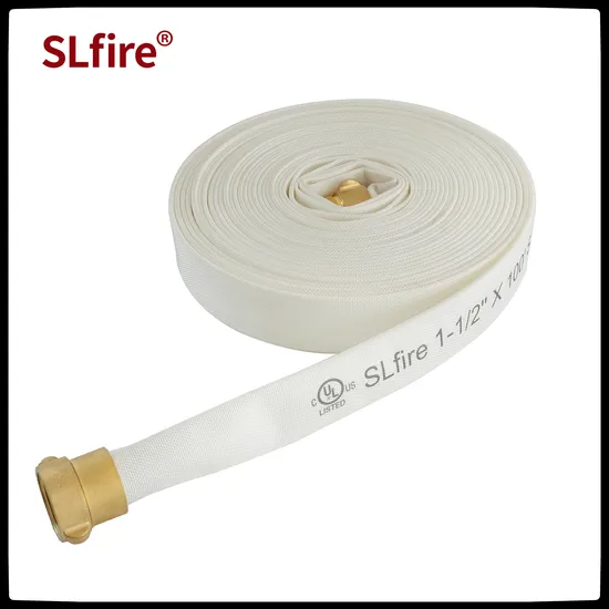 Fire Hose with Brass Aluminum America Threaded Coupling with UL/Ulc Certificate