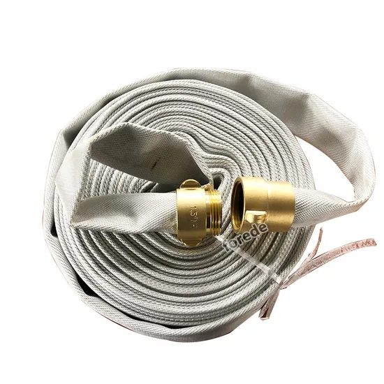 Forede 10 Bar Double Jacket Fire Hose Rubber for Firefighting