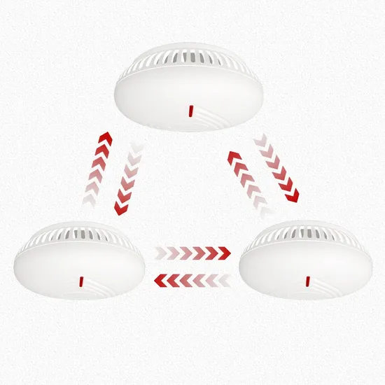 Interconnected Smoke Detectors En14604 10 Years Lifetime Smoke Alarm