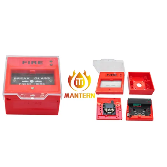 Plastic Push Button Alarm System Emergency Break Glass Manual Fire Alarm Call Point