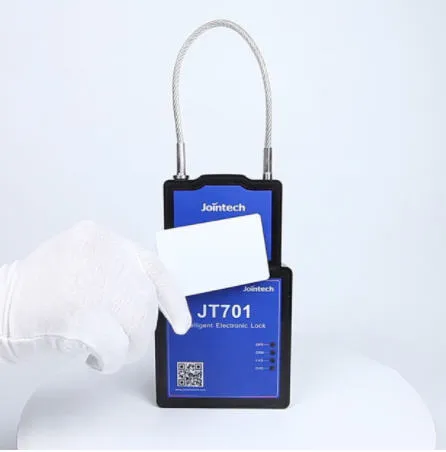 Clasp Padlock Car Logistics GPS Real Time Container Tracking Remote Control