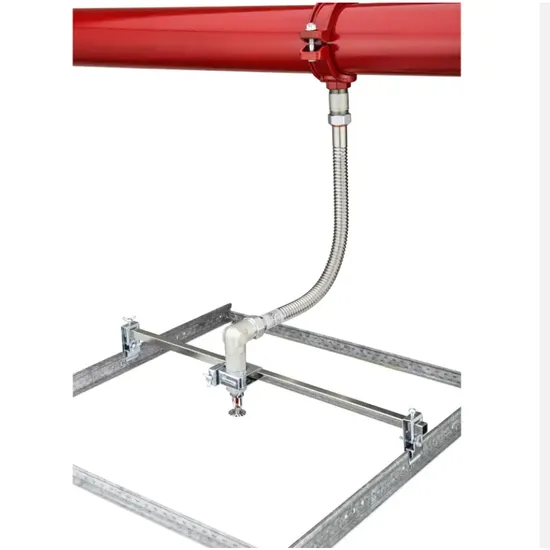 Fluid Tech Fire Fighting Pipes FM UL Listed Fire Protection System Fire Sprinkler System Stainless Steel Braided Flexible Hose