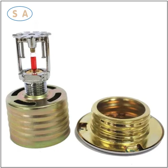 Fire Sprinklers Guard System Pump Steel Pipe Conceal Head Sprinklers Deep Drawing Head Cover