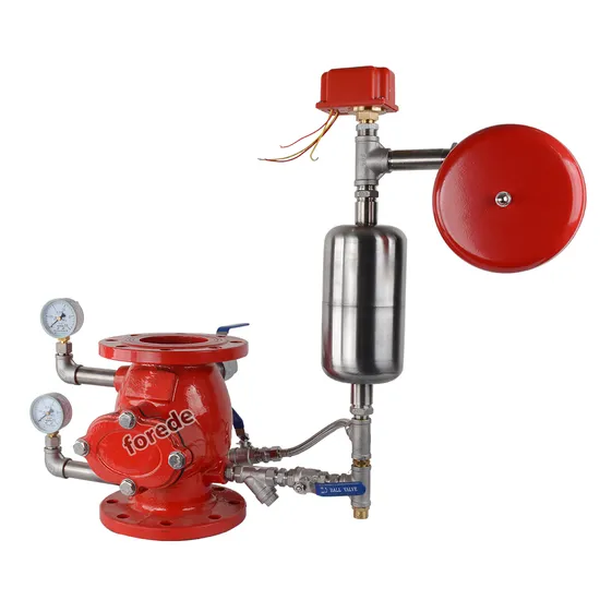 Forede 12inch Pn16 Stainless Steel Pipe Alarm Valve