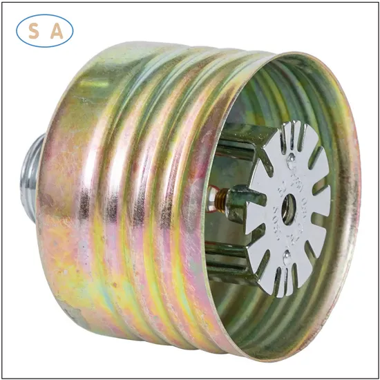 Sheet Metal Deep Drawing Glass Bulb Fire Sprinkler Concealed Fire Sprinkler Head
