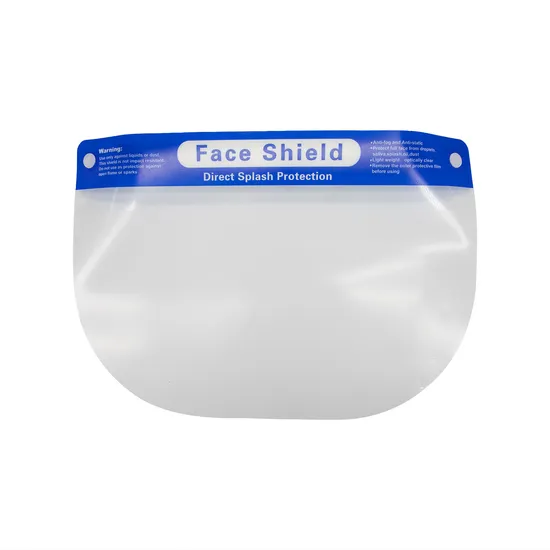 Wholesale Faceshield Transparent Disposable Face Sheilds Anti-Fog Protective Face Shield